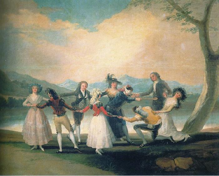 Francisco de Goya Das Blindekuhspiel china oil painting image